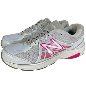 New Balance 847v2 Athletic Running Shoe Womens Sz 9 2A Narrow WW847GR2 Gray Pink